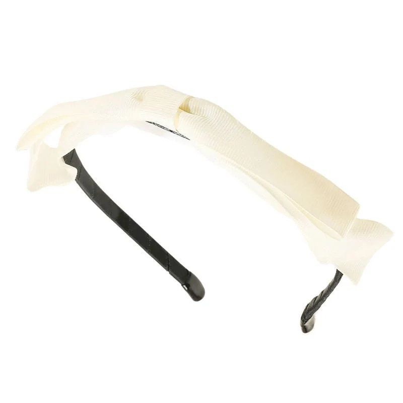 SOHO Donna Schleife Stirnband - Weiß