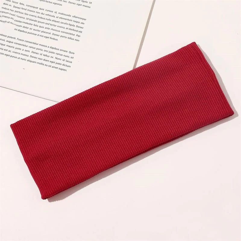 Haarreif SOHO Dawn – Rot aus Baumwolle