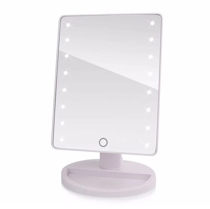 Schminkspiegel Hollywood Classic – 16 LED – Weiß