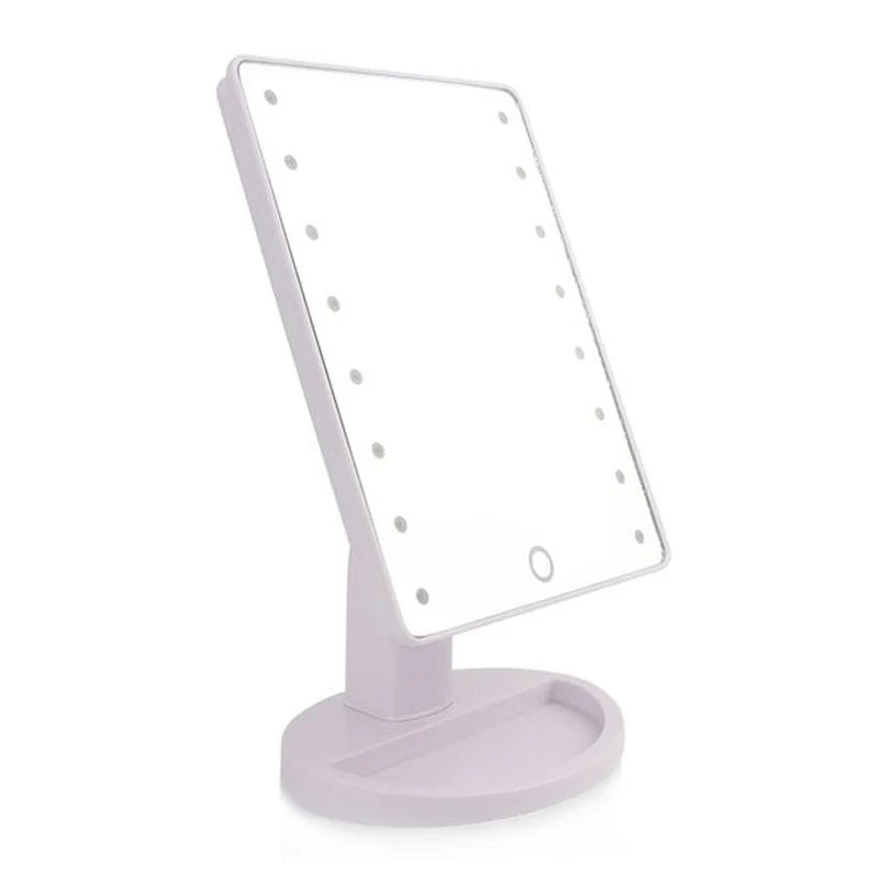 Schminkspiegel Hollywood Classic – 16 LED – Weiß