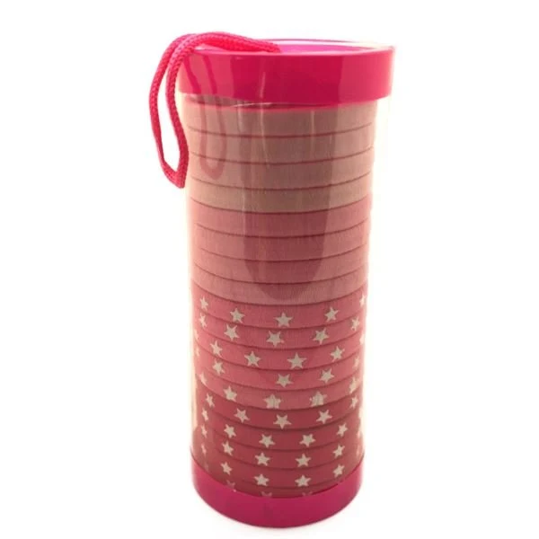 Haargummi – SOHO pink Star – 20er Pack