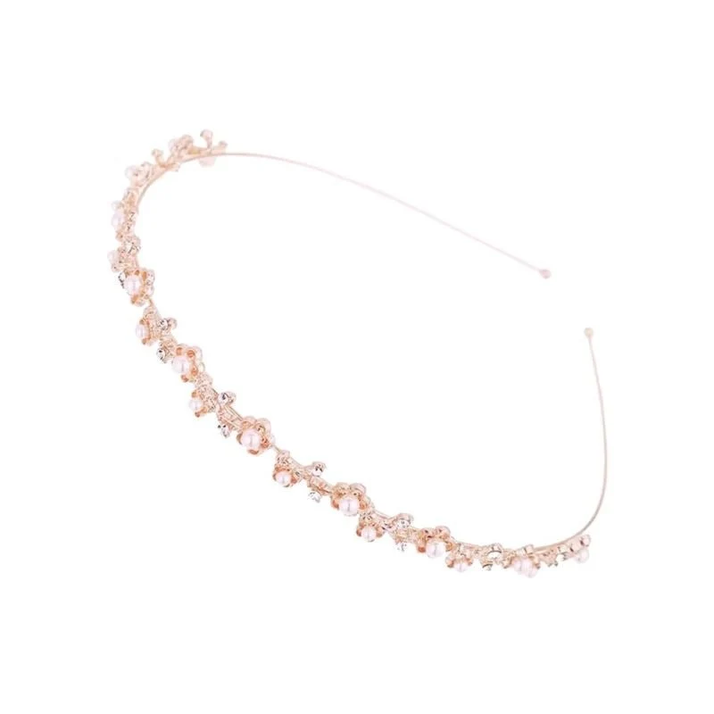 SOHO Haarreif – Rose goldfarben mit Strass