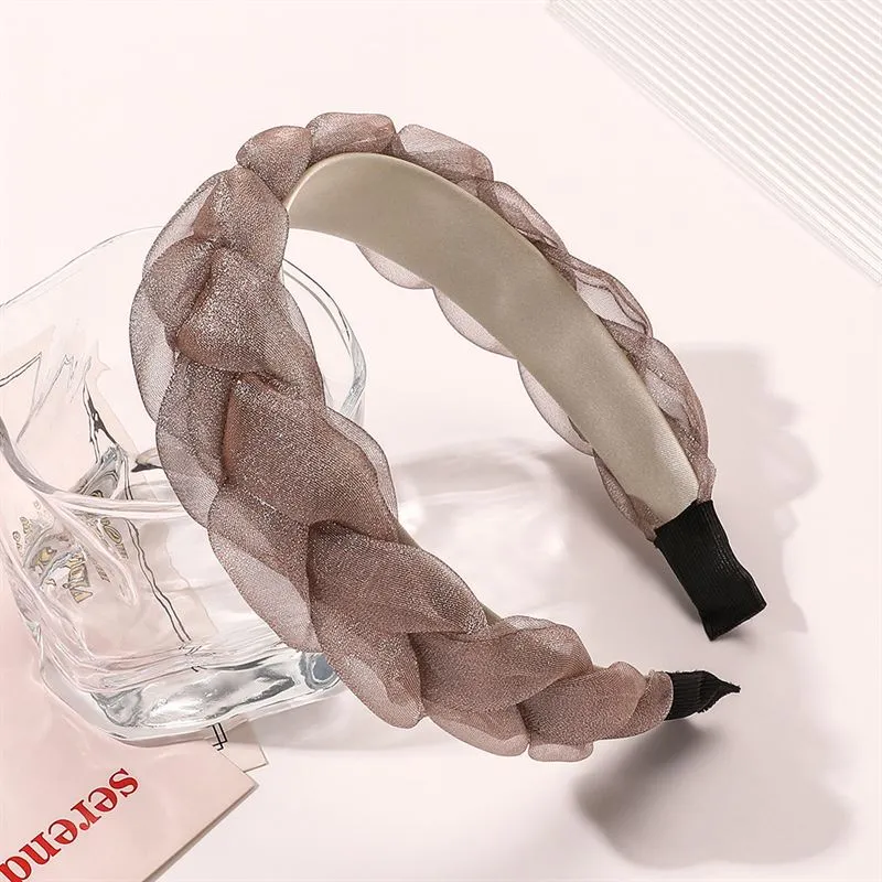 Haarreif SOHO Libra – Mokka Organza