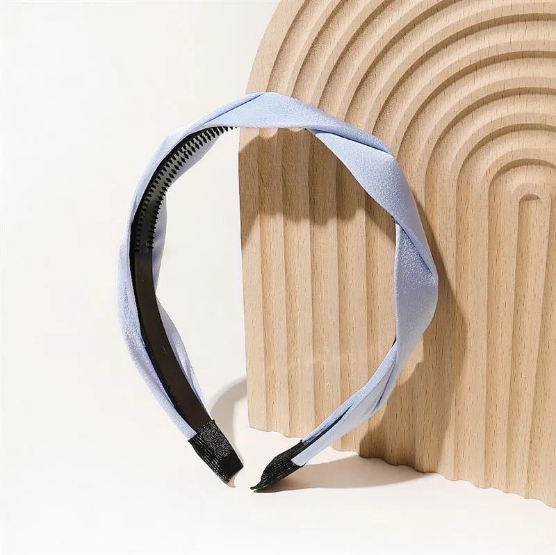 Haarreif – SOHO Faina – Blau mit Satin-Twist