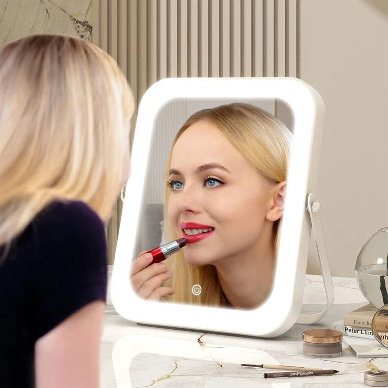 UNIQ Vanity LED-Schminkspiegel mit Smart-Touch-Steuerung und 360°-Drehung