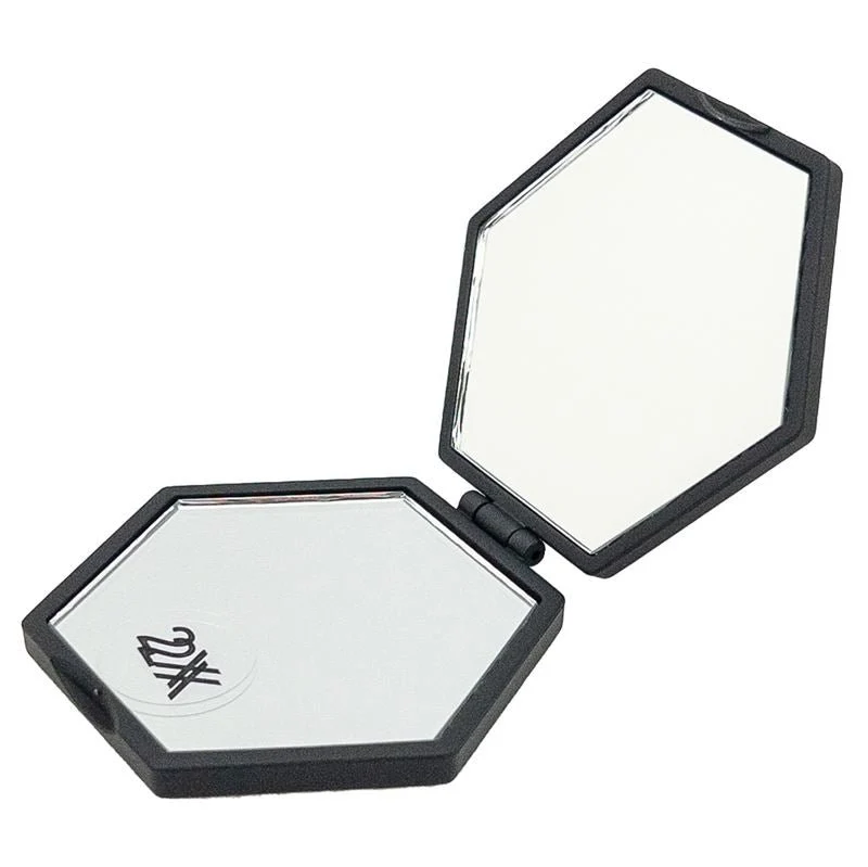 Schminkspiegel Mini Hexagon – Schwarz