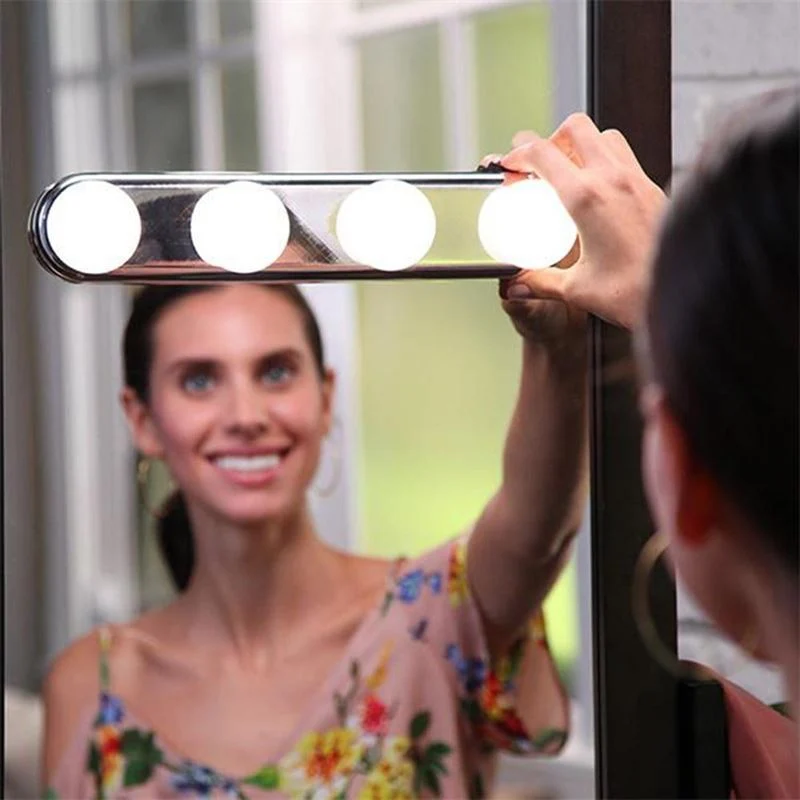 Schminkspiegel Beleuchtung – StudioLight Hollywood LED mit Saugnäpfen