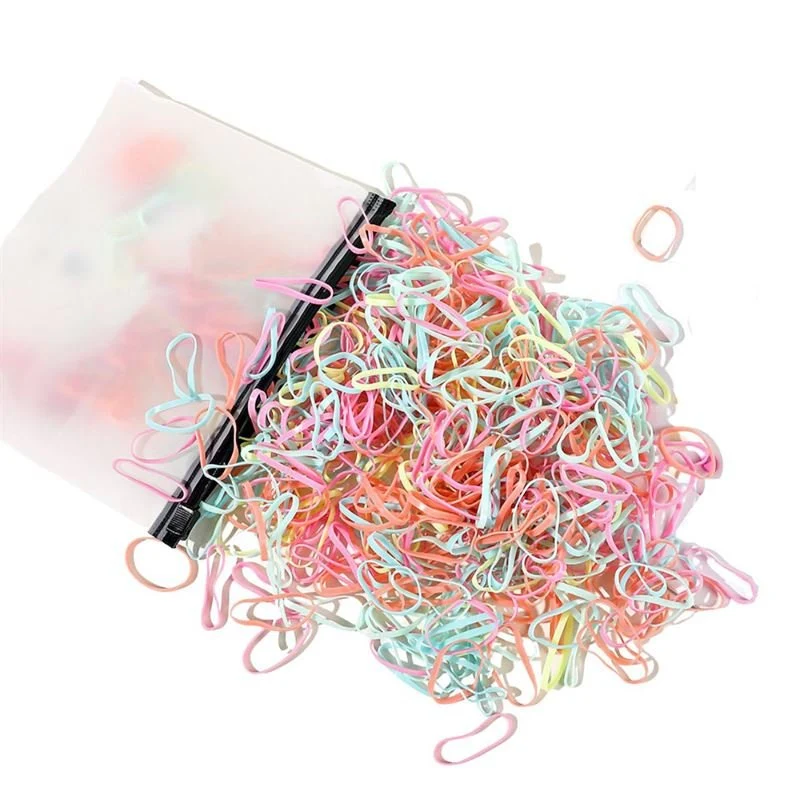 Haargummi – 500er Pack haarschonend – SOHO Liva Dream
