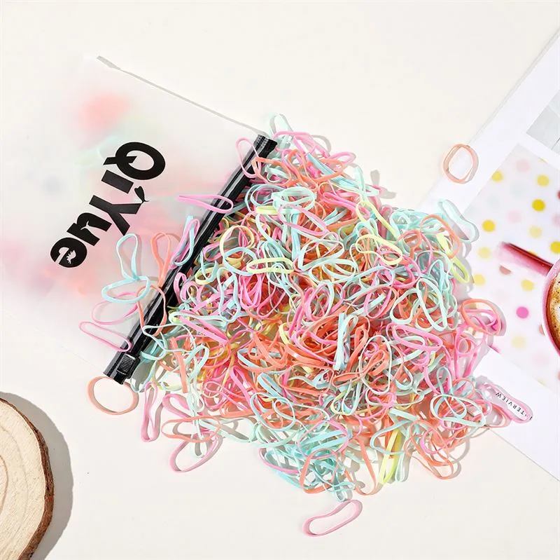 Haargummi – 500er Pack haarschonend – SOHO Liva Dream