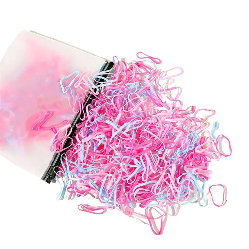 Haargummi SOHO Liva – 500er Pack Magic pink