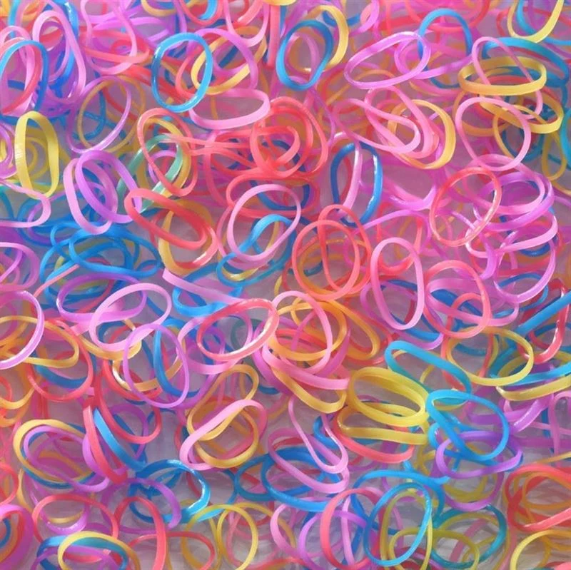 SOHO Liva Haargummis – 300er Pack Pastell – Haarschonend