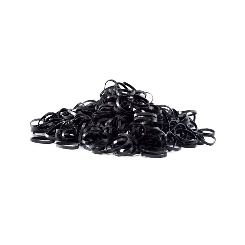 Haargummi SOHO Liva – 300er Pack Schwarz