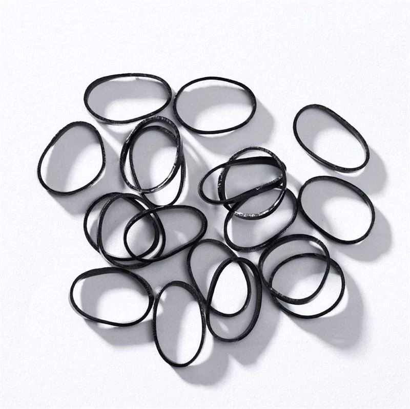 Haargummi SOHO Liva – 300er Pack Schwarz