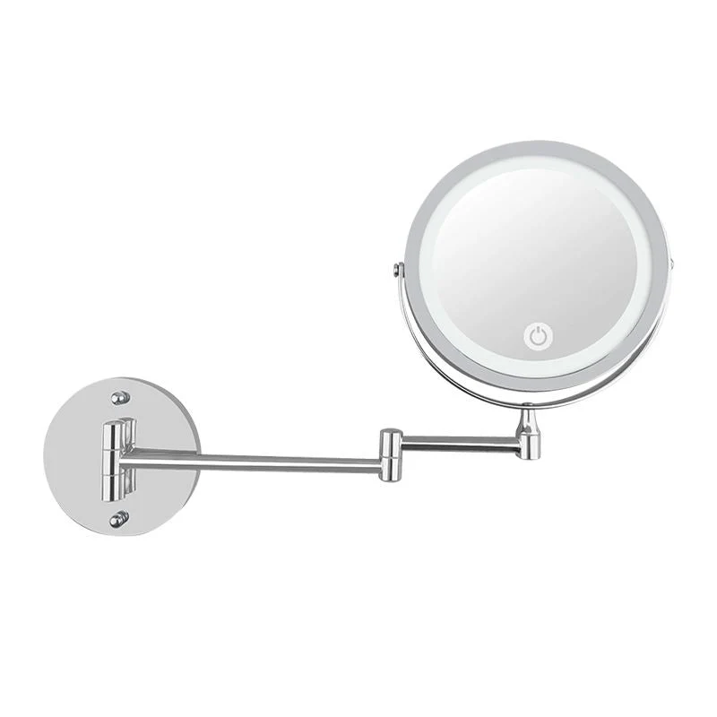 Schminkspiegel UNIQ LED – Wandmontiert mit 5x/1x Vergrößerung und Gelenkarm