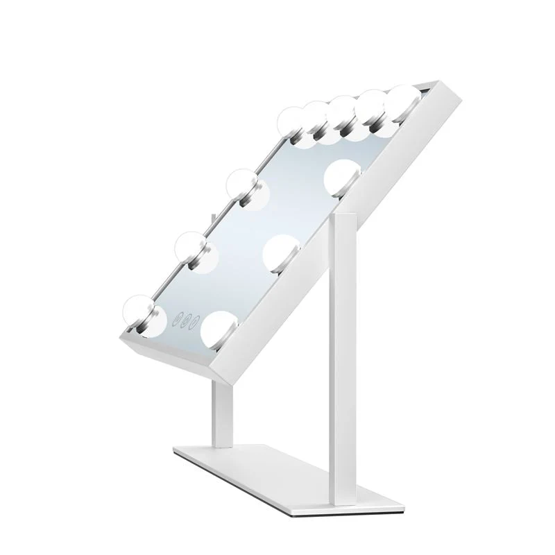 Schminkspiegel mit LED-Lichtern – UNIQ Paris Weiß