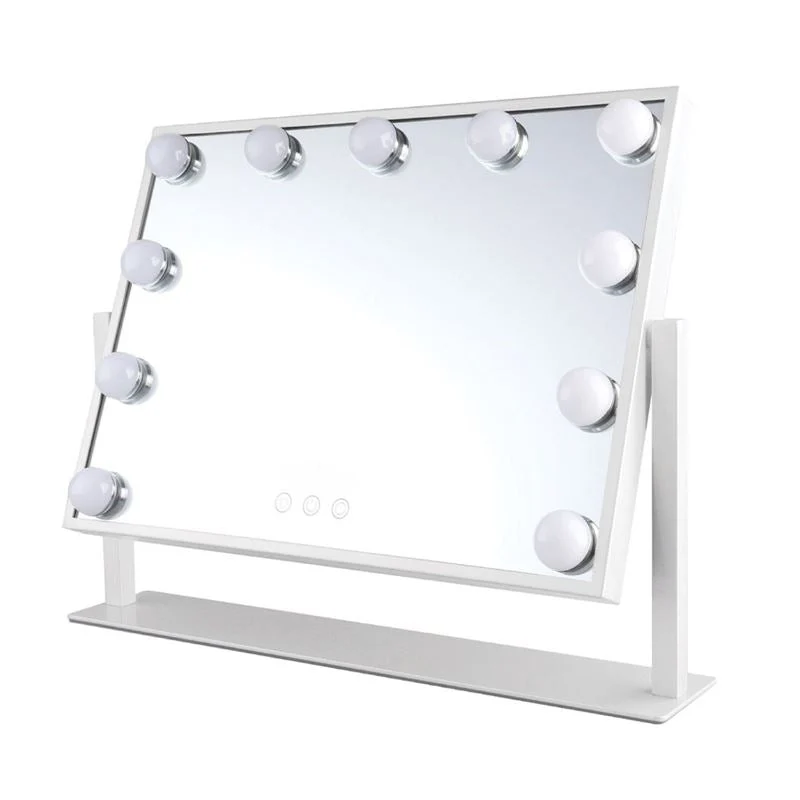 Schminkspiegel mit LED-Lichtern – UNIQ Paris Weiß