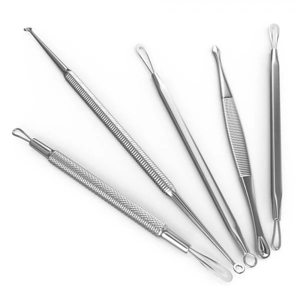 UNIQ Mitesserentferner Set – 5-teilig mit Komedonenquetscher