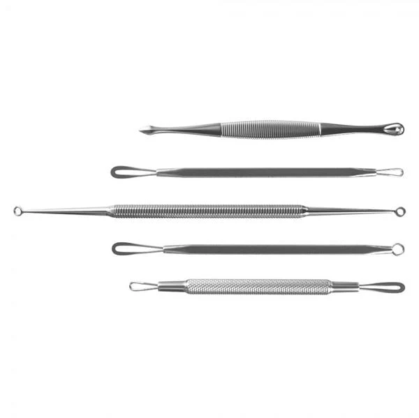 UNIQ Mitesserentferner Set – 5-teilig mit Komedonenquetscher