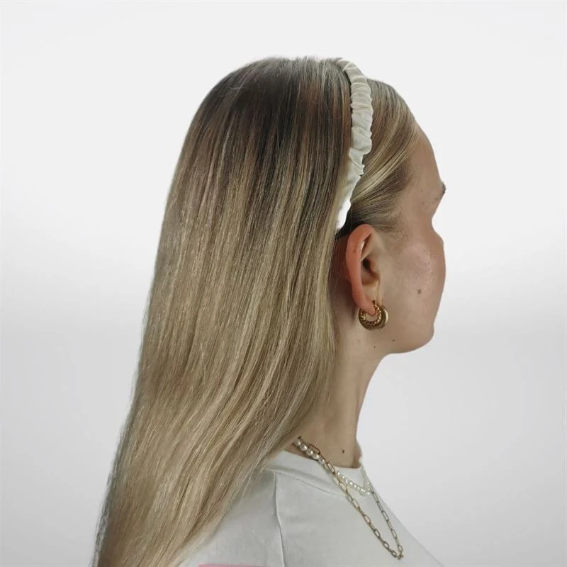 Haarreif SOHO Erin – Weiß aus Seide
