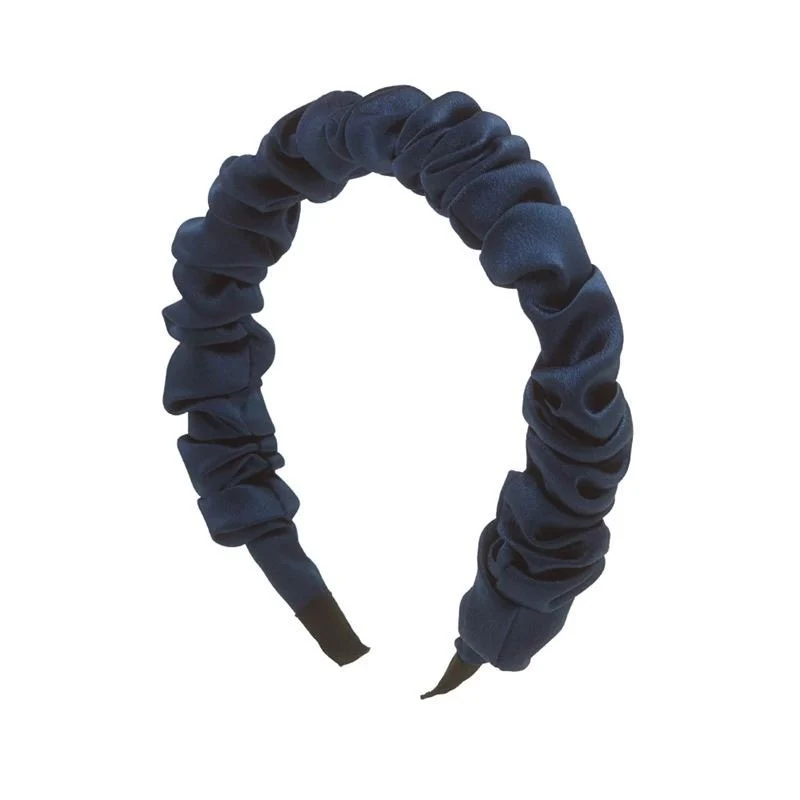 Haarreif mit Rüschen – Chris Rubin Lia Space blau
