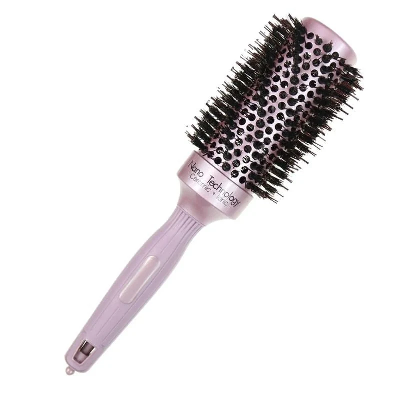 Nano Keramik Thermo Haarbürste mit Wildschweinborsten - 43 MM