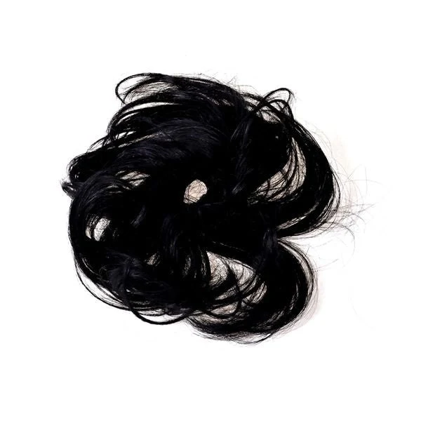 Haargummi mit Kunsthaar für einen Messy Bun