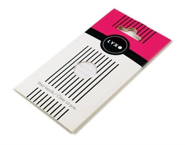 LYXO Haargummi – 10er Pack transparent