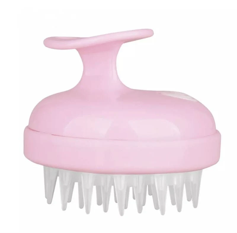 TBC Shampoo-Haarbürste / Kopfhautbürste - Kopfhaut-Massagebürste - Massage und Stimulation der Kopfhaut - Rosa