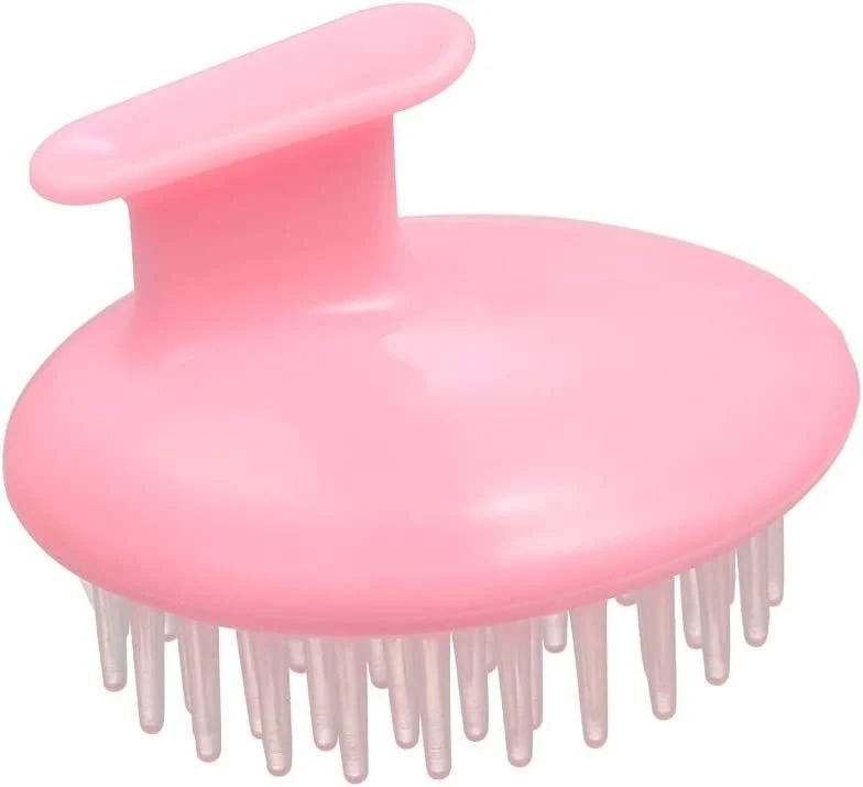 TBC Shampoo-Haarbürste / Kopfhautbürste - Kopfhaut-Massagebürste - Massage und Stimulation der Kopfhaut - Rosa