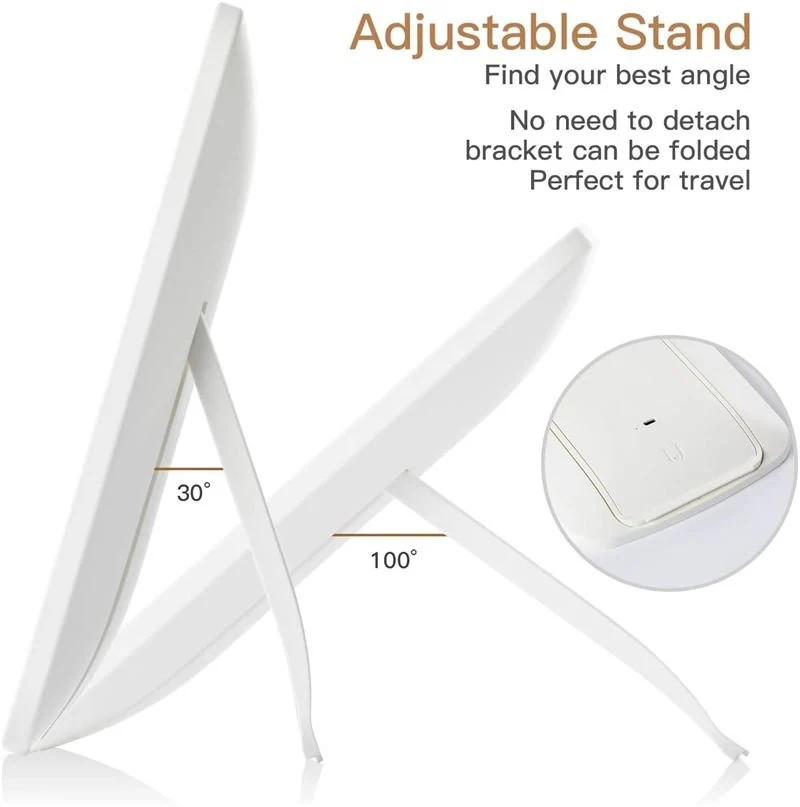 UNIQ Schminkspiegel mit LED Licht – Touch-Bedienung – Weiß