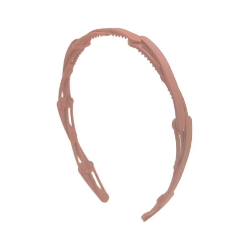 Haarreif faltbar – SOHO pink beige