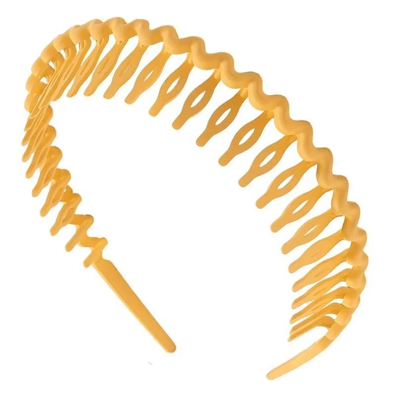 SOHO Haarreif Vika – Gelb – Aus Plastik