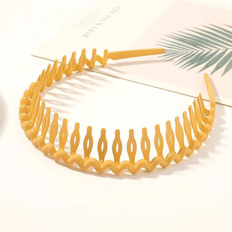 SOHO Haarreif Vika – Gelb – Aus Plastik