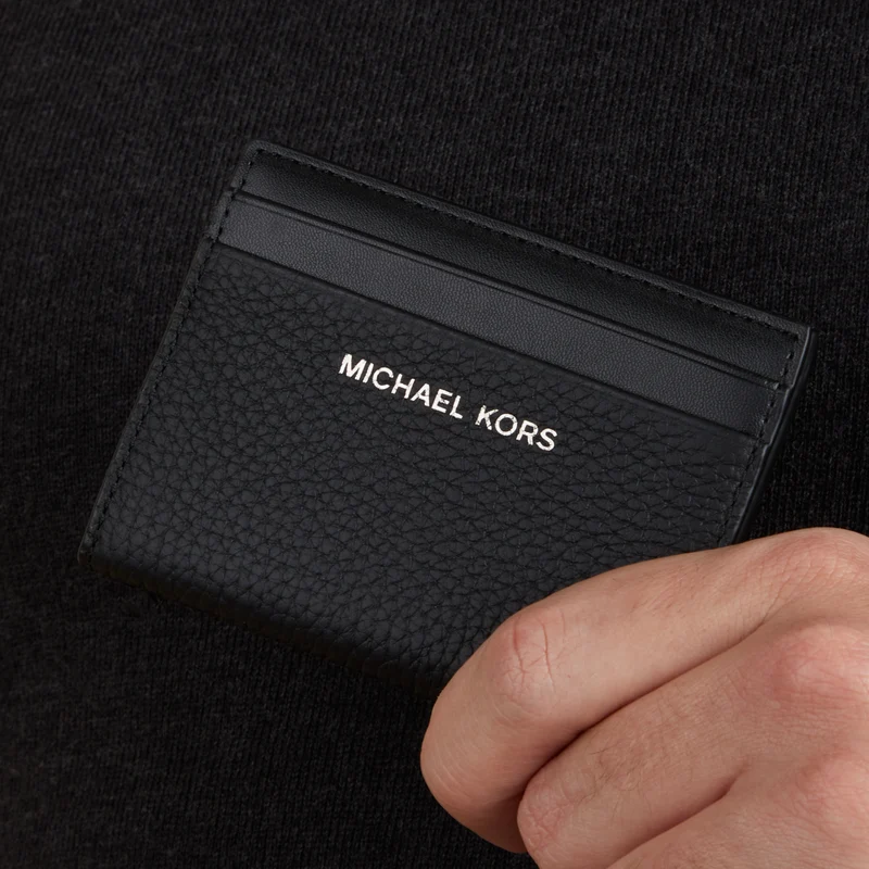 Michael Kors Hudson herren Brieftasche Schwarz 39H3LHDF1L-001