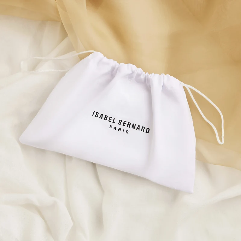 Isabel Bernard Honoré Léa Beige Kalbsleder Portemonnaie mit Reißverschluss IB23012