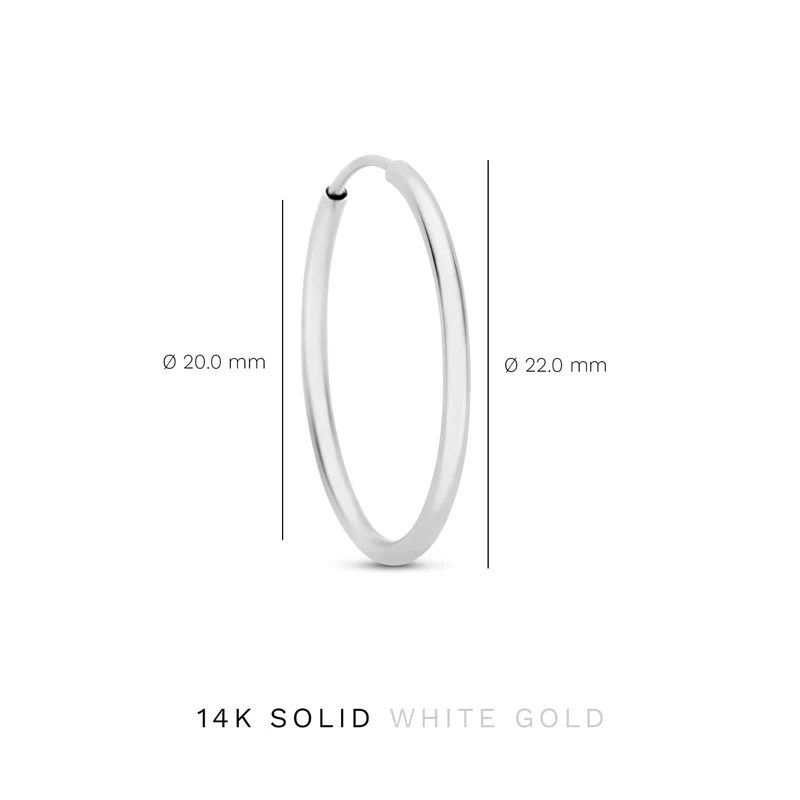 Isabel Bernard Cadeau d'Isabel 14 Karat | Weißgold Ohrringe Set IB90076