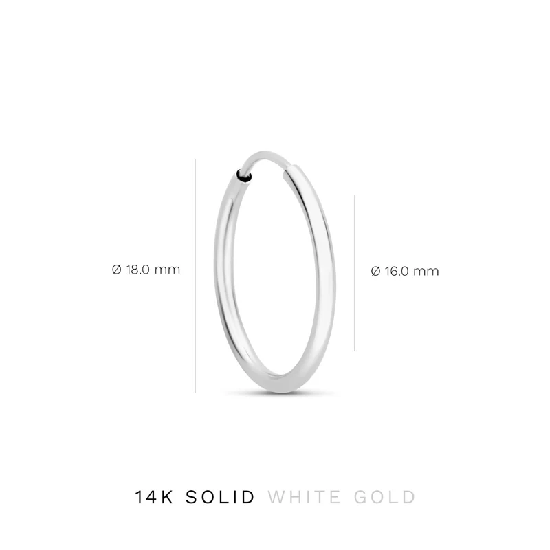 Isabel Bernard Cadeau d'Isabel 14 Karat | Weißgold Ohrringe Set IB90076