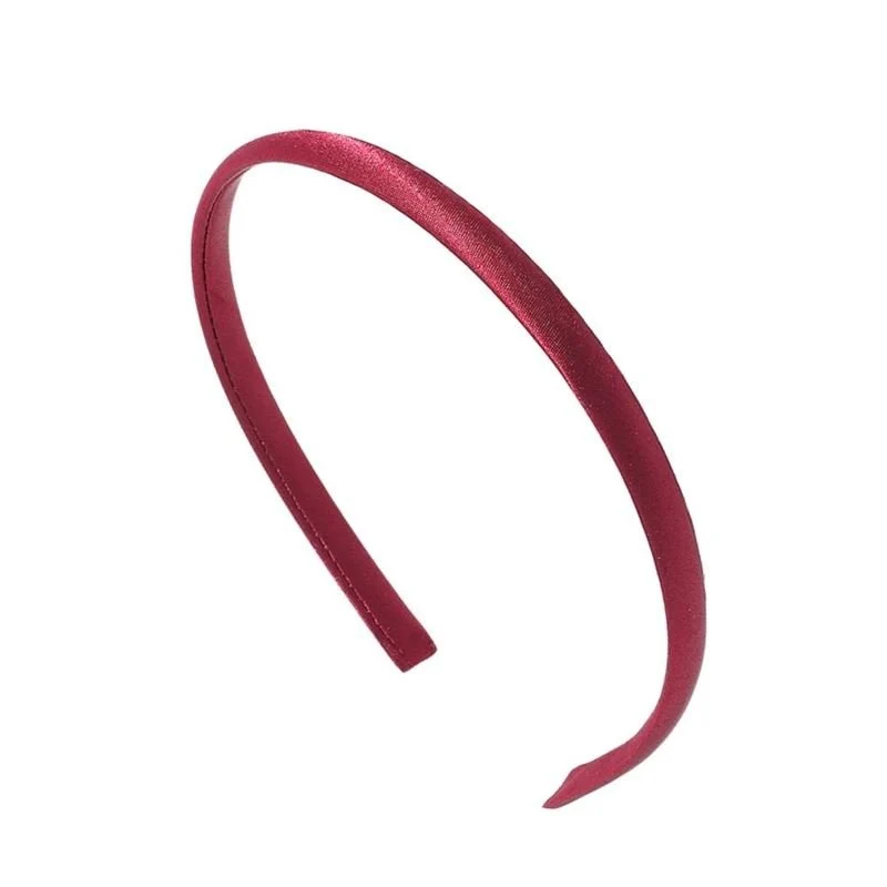 Haarreif SOHO Rian – Rot – Schmaler Satin-Look