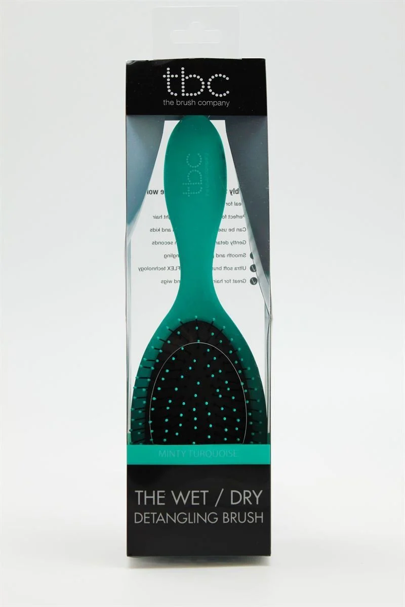 Haarbürste – TBC Wet & Dry Detangler – Minttürkis