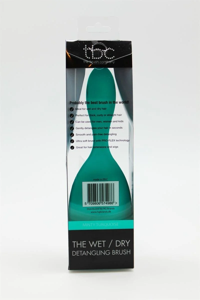 Haarbürste – TBC Wet & Dry Detangler – Minttürkis