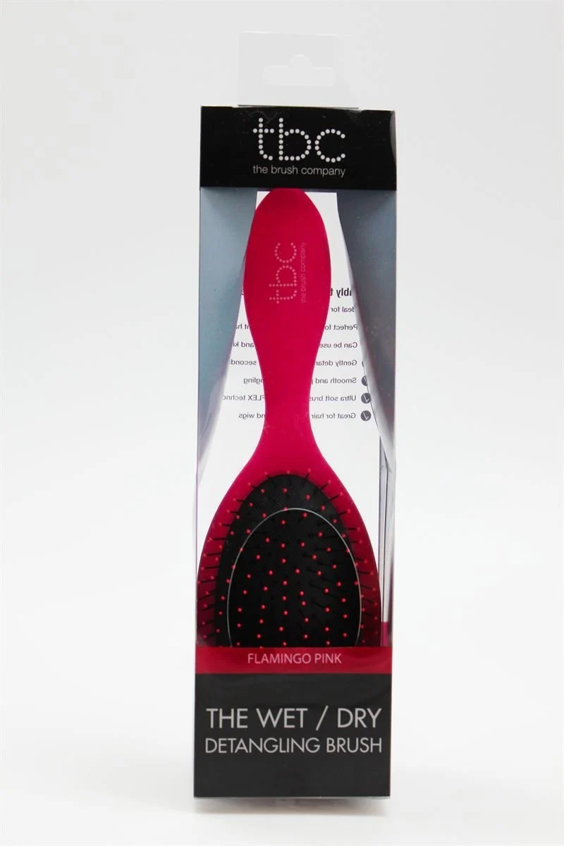 Haarbürste – TBC Wet & Dry Detangler – Flamingo pink