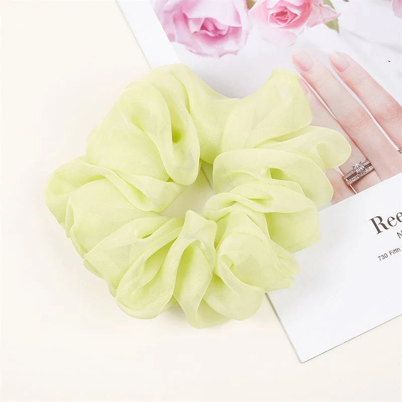 Scrunchie – SOHO Keeya – Gelb aus Chiffon