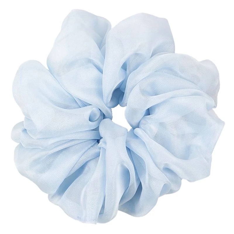 Scrunchie – SOHO Keeya Chiffon Hellblau