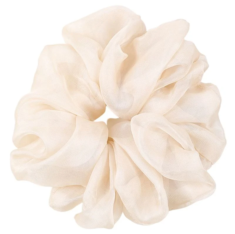Scrunchie SOHO Keeya – Groß – Chiffon beige