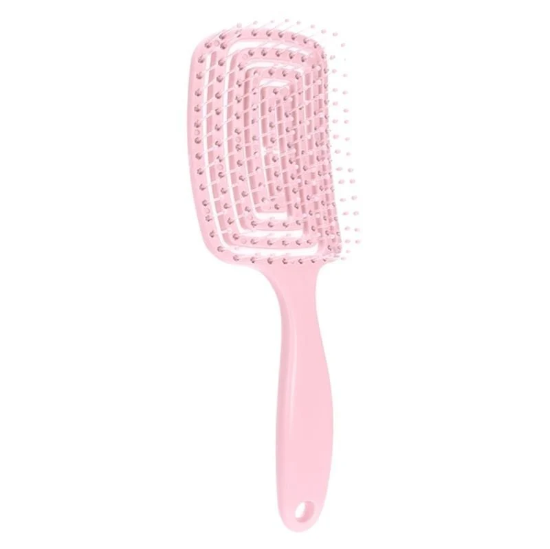 TBC Entwirrungsbürste für Haare – Hohlbürste für Nass- und Trockenanwendungen – Rosa
