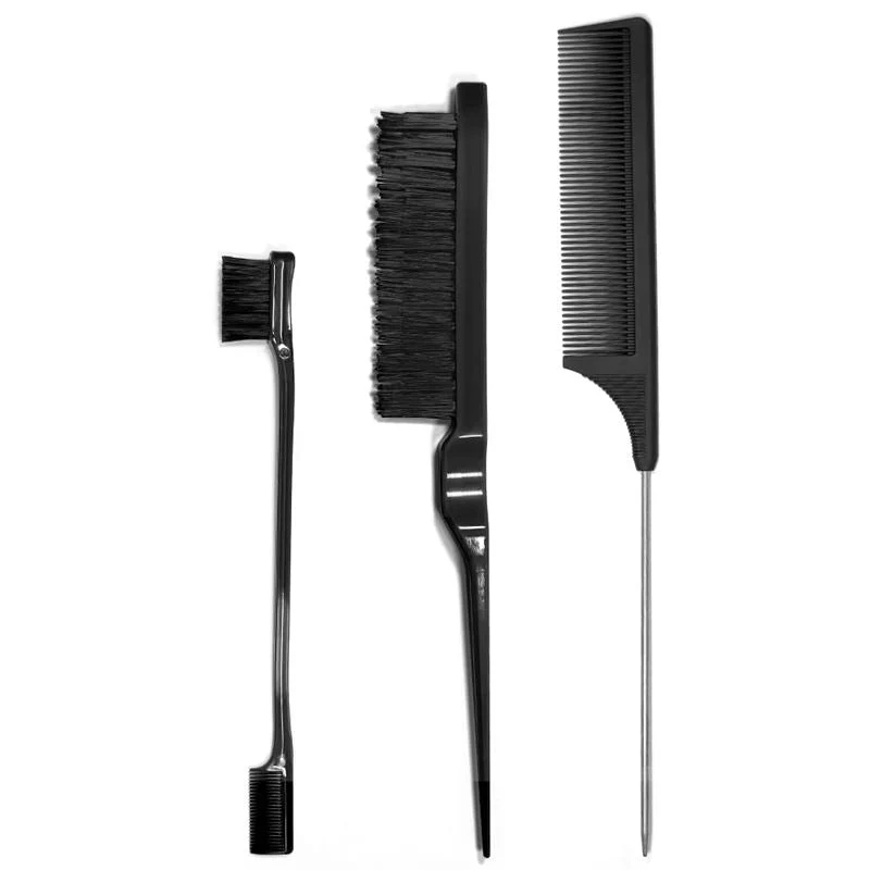 TBC Haarbürsten & Kamm Set – 3-teilig für präzises Styling