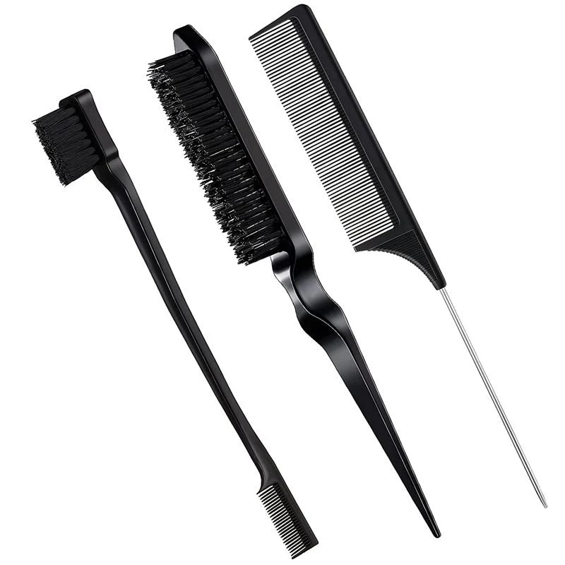TBC Haarbürsten & Kamm Set – 3-teilig für präzises Styling
