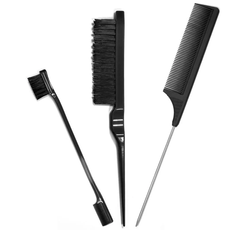 TBC Haarbürsten & Kamm Set – 3-teilig für präzises Styling