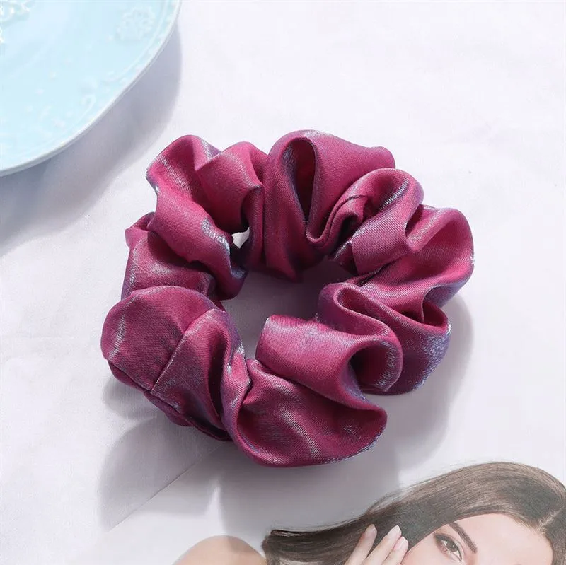 Scrunchie SOHO Gwen – Magenta aus Satin