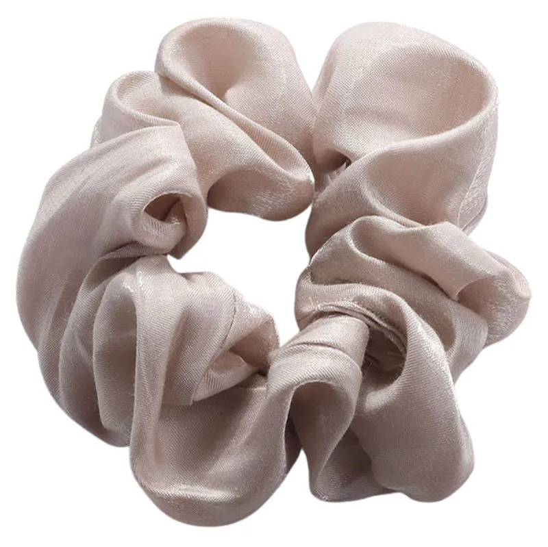 Scrunchie aus Satin – Macadamia beige – SOHO Gwen